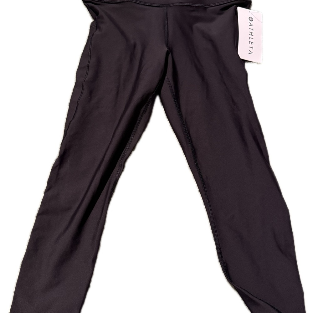 Bundle NWT 🏷️ Athleta Interval Stash Laser Cut |Exersion 7/8 Leggings Both Sz M